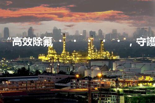 “高效除氟，守護碧水藍天——廢水中氟離子處理新篇章”